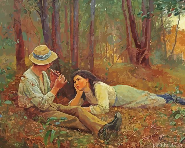 Bush Idyll Frederick Cubbin Painting By Numbers Kits