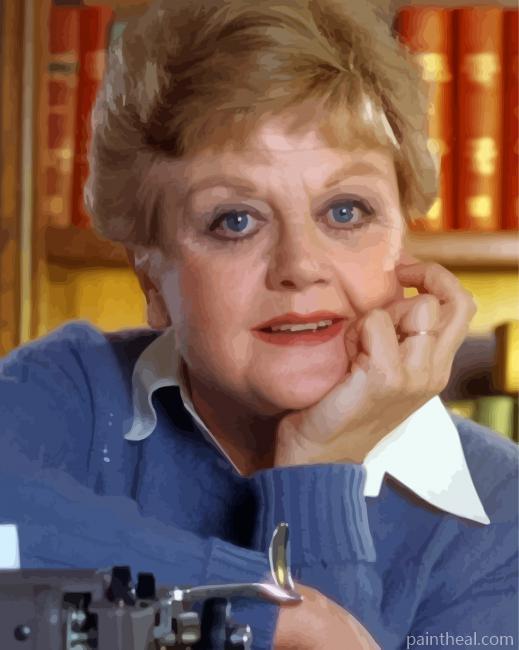 Murder She Wrote Jessica Fletcher Character Painting By Numbers Kits