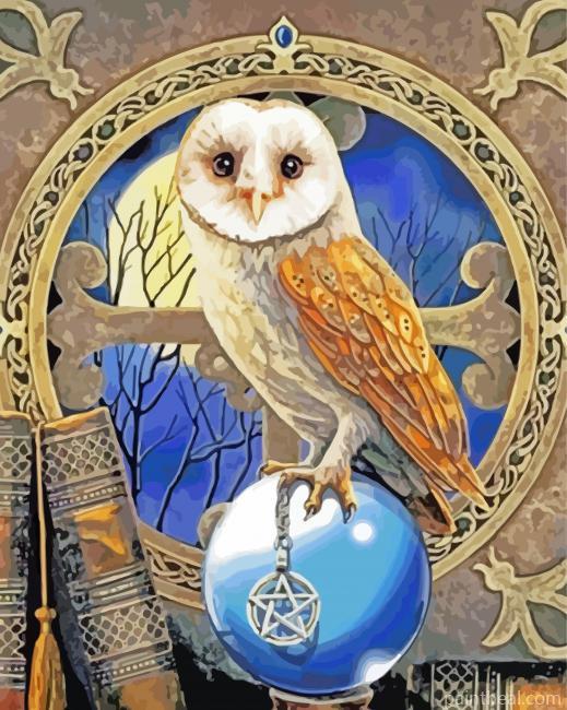 Gothic Owl Painting By Numbers Kits