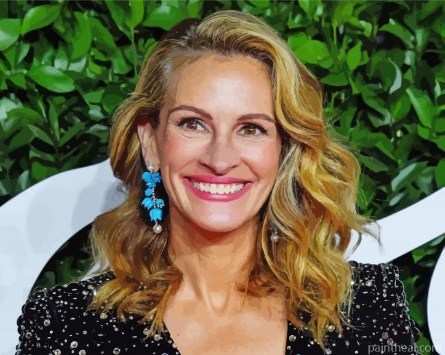 American Actress Julia Roberts Painting By Numbers Kits
