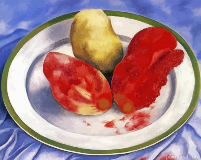 Prickly Pear Fruit Frida Kahlo Painting By Numbers Kits