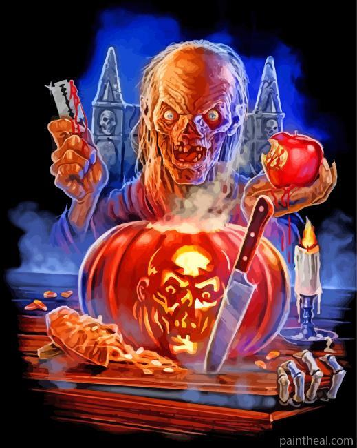 Tales From The Crypt Creepy Art Painting By Numbers Kits
