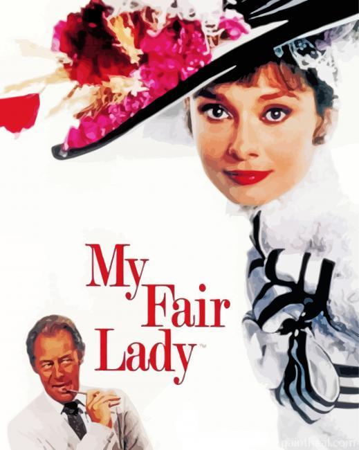 My Fair Lady Movie Poster Painting By Numbers Kits