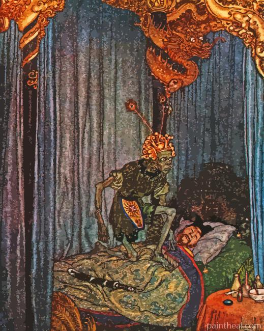 Even Death Listened By Edmund Dulac Painting By Numbers Kits