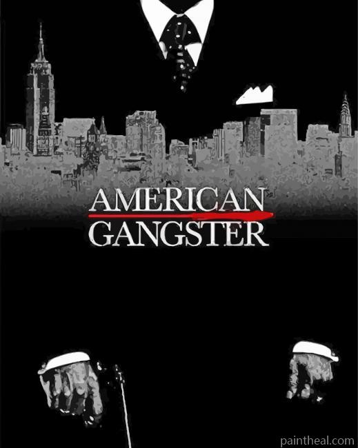 American Gangster Movie Poster Painting By Numbers Kits