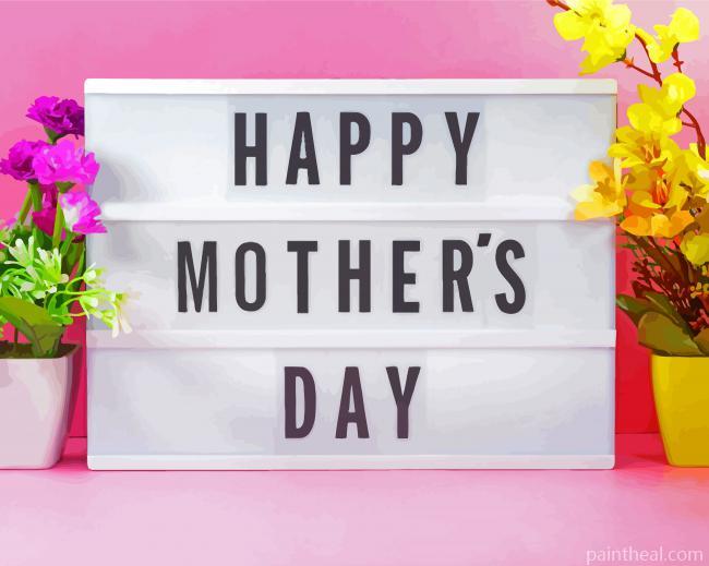 Aesthetic Mother's Day Painting By Numbers Kits