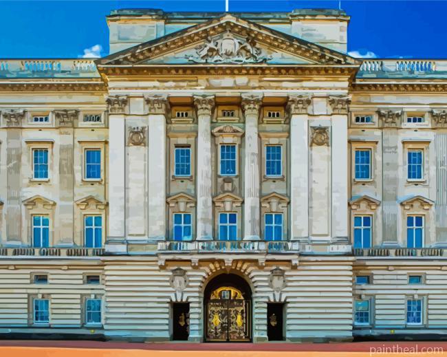 England Buckingham Palace Painting By Numbers Kits