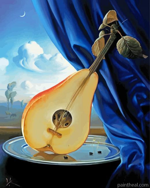 Pear Mandolin Painting By Numbers Kits