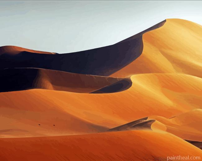 Aesthetic Oman Desert Painting By Numbers Kits