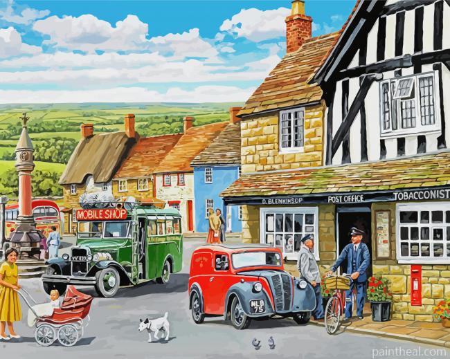The Post Office Painting By Numbers Kits