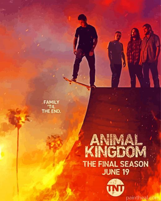Animal Kingdom Poster Painting By Numbers Kits
