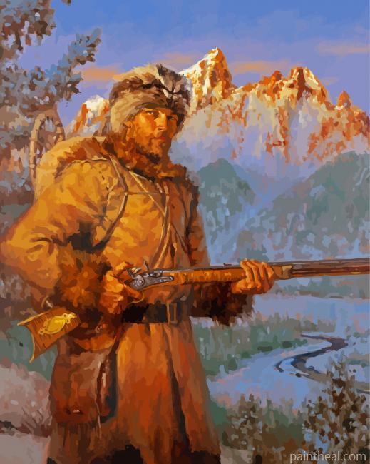 Mountain Men Art Painting By Numbers Kits