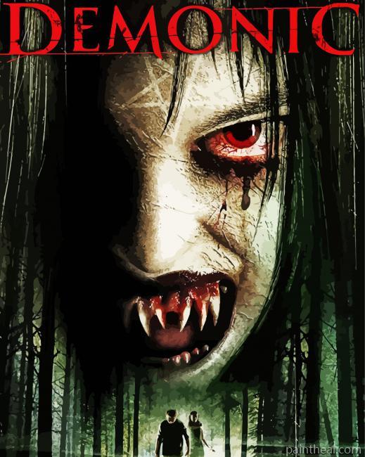 Demonic Movie Poster Painting By Numbers Kits