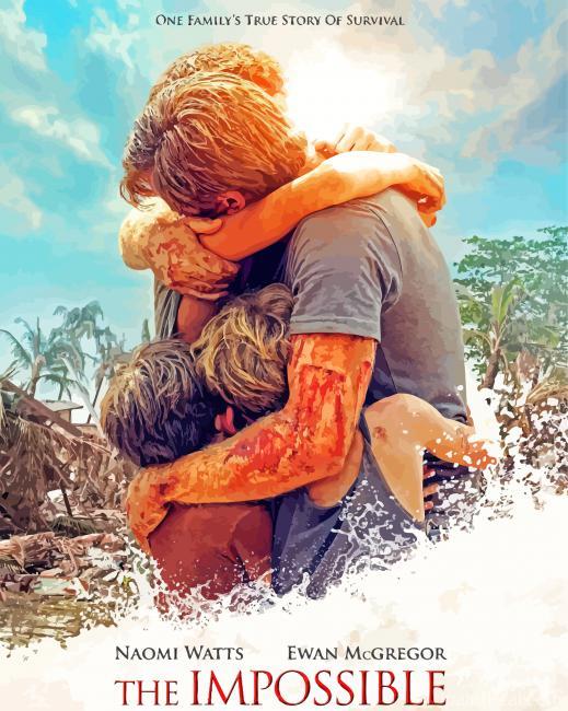 The Impossible Movie Poster Painting By Numbers Kits