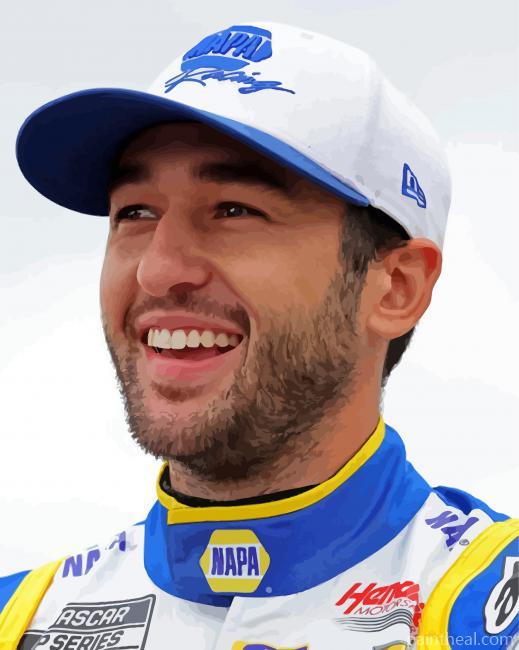 Chase Elliott Smiling Painting By Numbers Kits