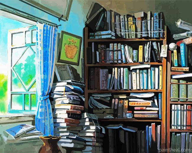 Studio Ghibli Library Painting By Numbers Kits