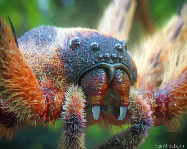 Indian Huntsman Spider Painting By Numbers Kits