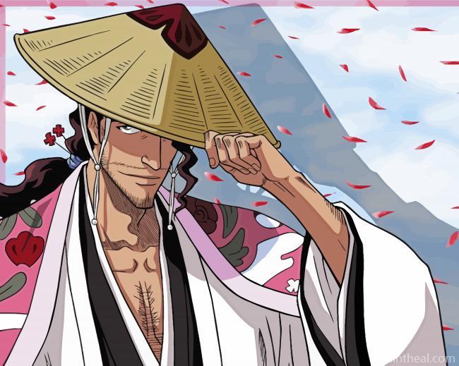 Shunsui Kyoraku Anime Character Painting By Numbers Kits