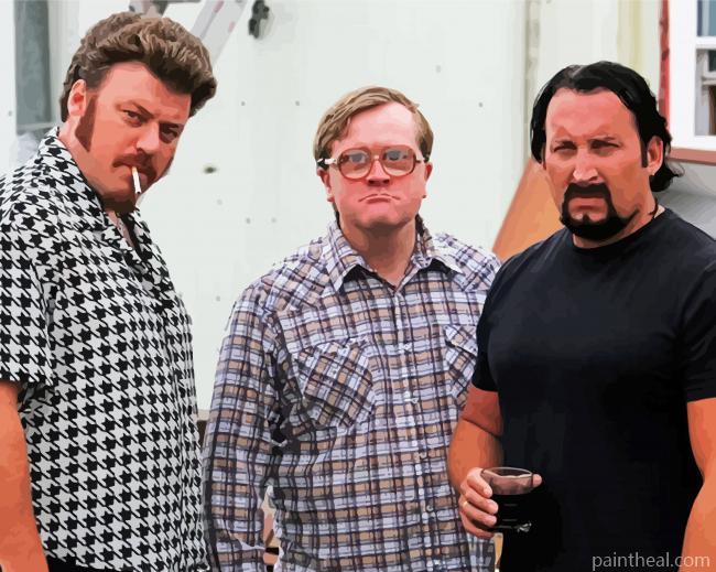 Trailer Park Boys Characters Painting By Numbers Kits