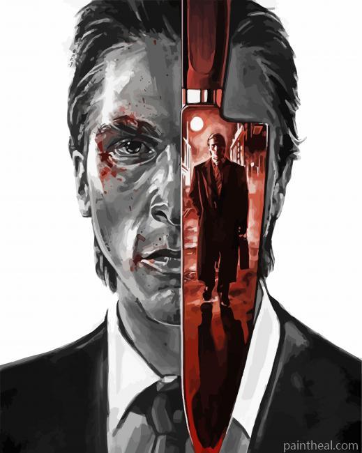 American Psycho Horror Movie Painting By Numbers Kits
