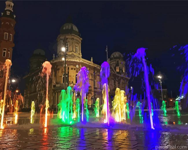 Hull Maritime Museum At Night Painting By Numbers Kits