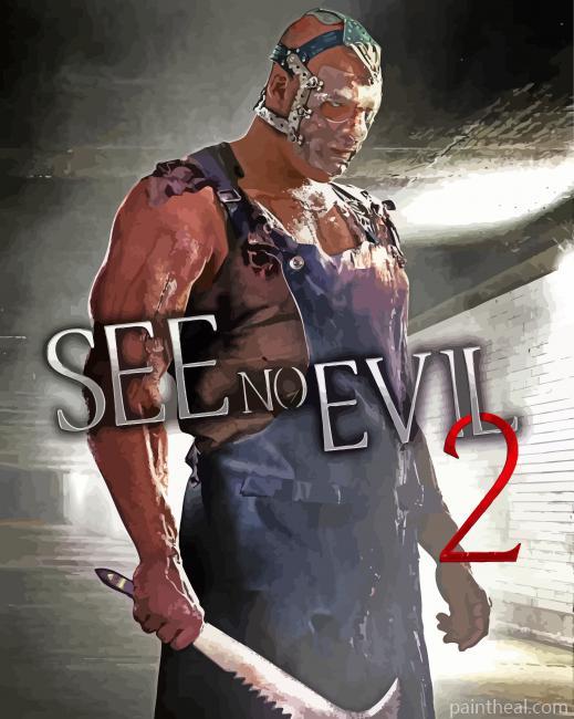 See No Evil Movie Poster Painting By Numbers Kits