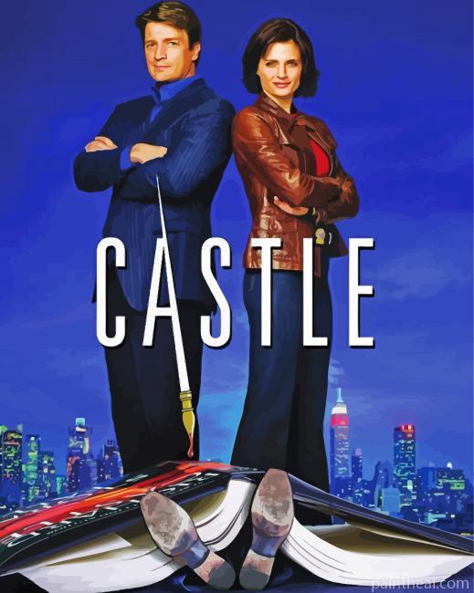 Castle Serie Illustration Painting By Numbers Kits