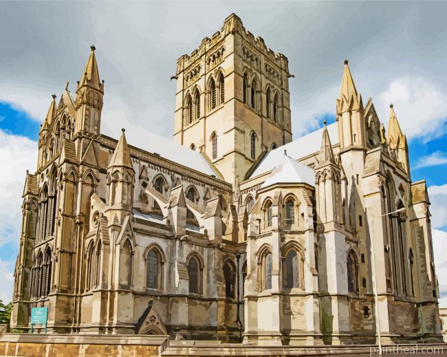 Norfolk UK Norwich Cathedral Painting By Numbers Kits