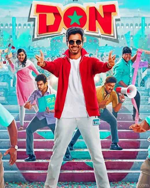 Don Movie Poster Painting By Numbers Kits