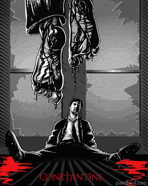 Constantine Illustration Poster Painting By Numbers Kits