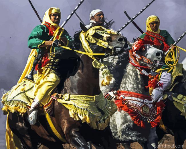 Fantasia In Morocco Painting By Numbers Kits