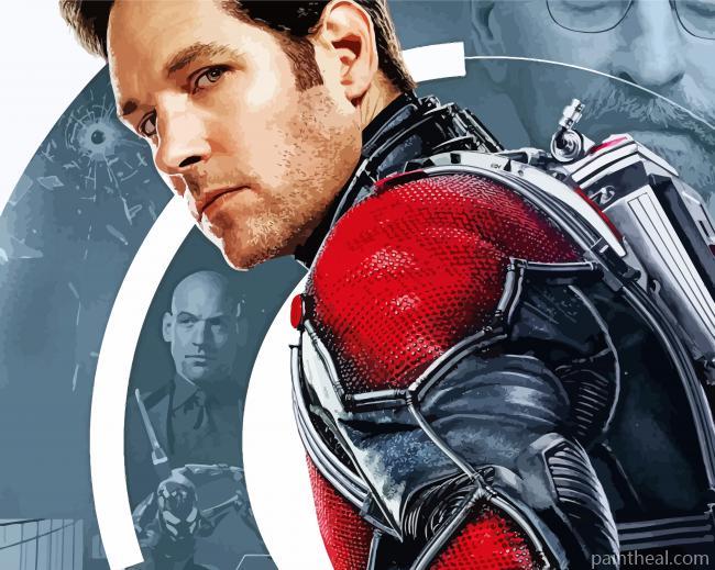 Cool Antman Hero Painting By Numbers Kits