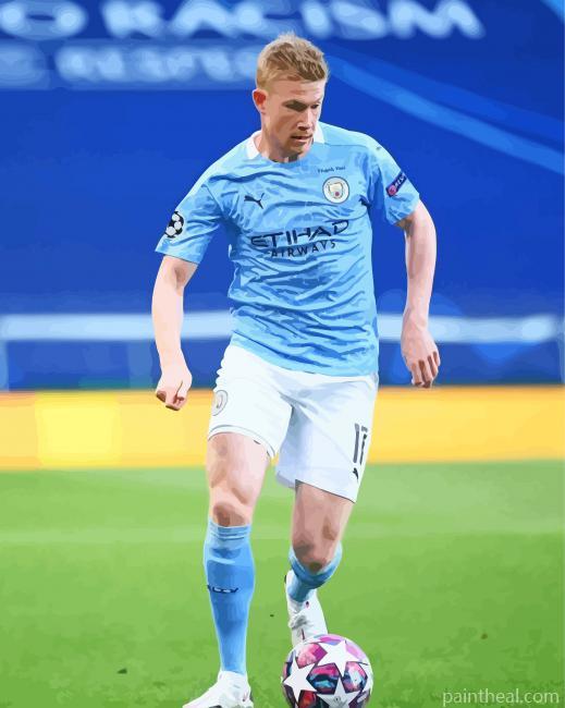 Kevin De Bruyne Player Painting By Numbers Kits