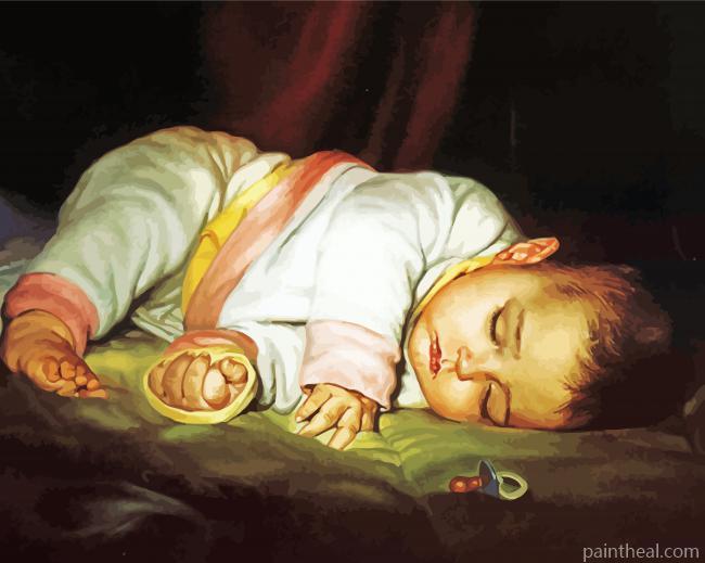 Sleeping Baby Painting By Numbers Kits