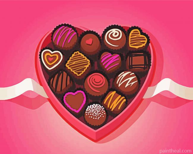 Chocolate Box Illustration Painting By Numbers Kits
