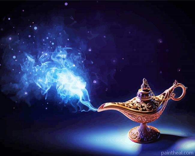 Aesthetic Genie Lamp Painting By Numbers Kits