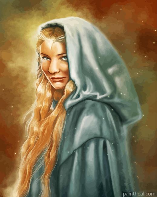 Lord Of The Rings Galadriel Illustration Painting By Numbers Kits