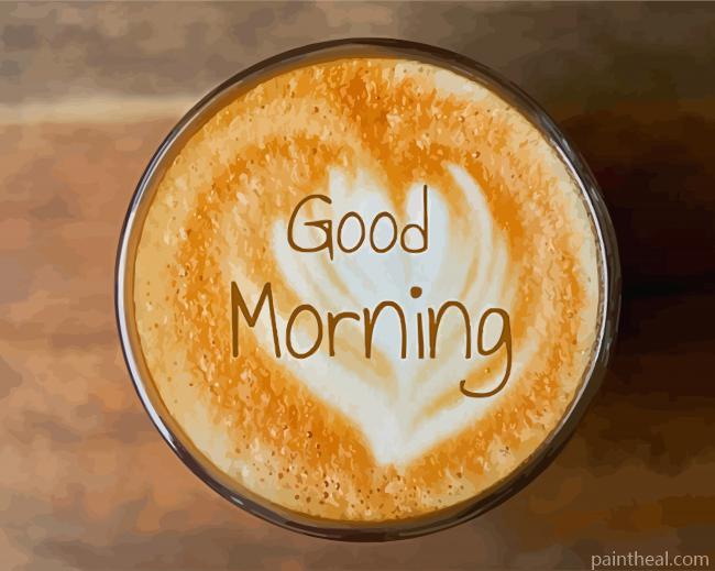 Good Morning Coffee Painting By Numbers Kits