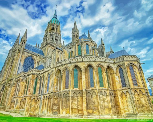 France Bayeux Cathedral Painting By Numbers Kits