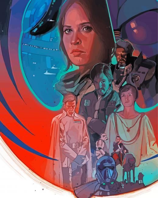 Rogue One Art Painting By Numbers Kits