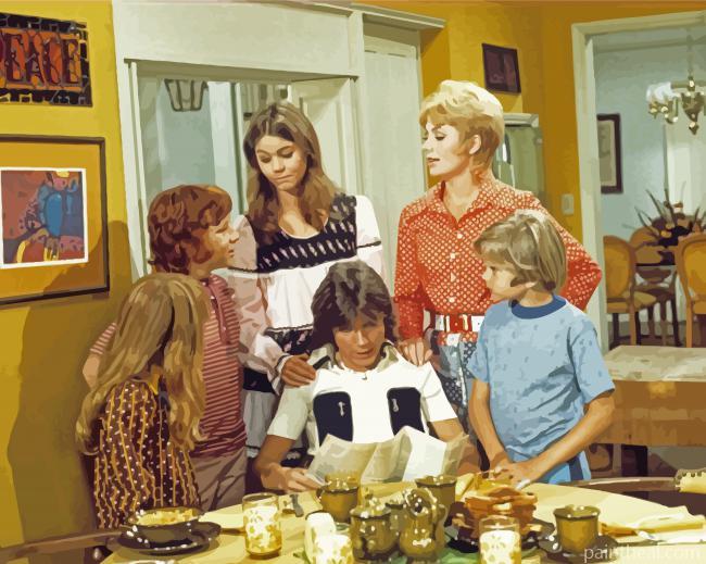 Partridge Family Sitcom Characters Painting By Numbers Kits