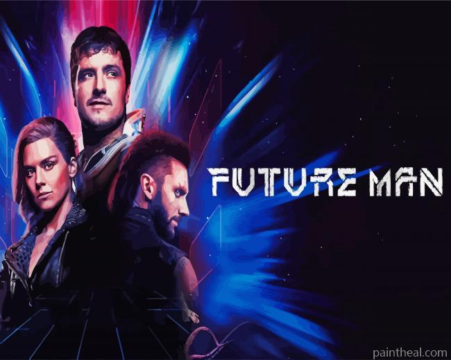 Future Man Serie Poster Painting By Numbers Kits