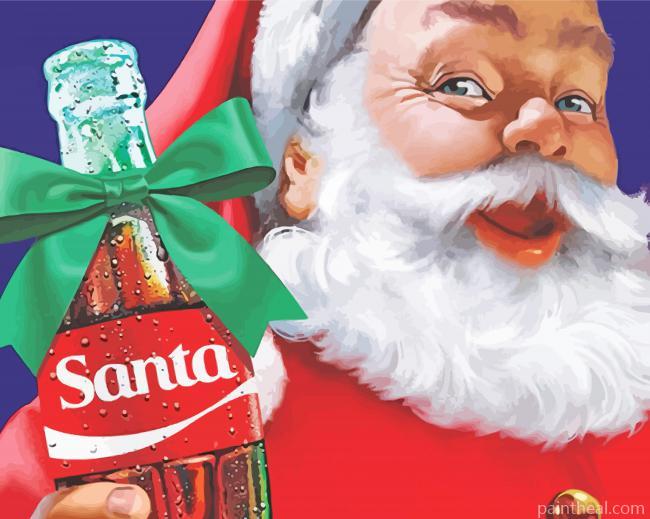 Coca Cola Santa Art Painting By Numbers Kits