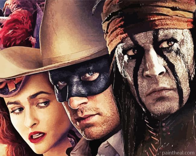 The Lone Ranger Characters Painting By Numbers Kits