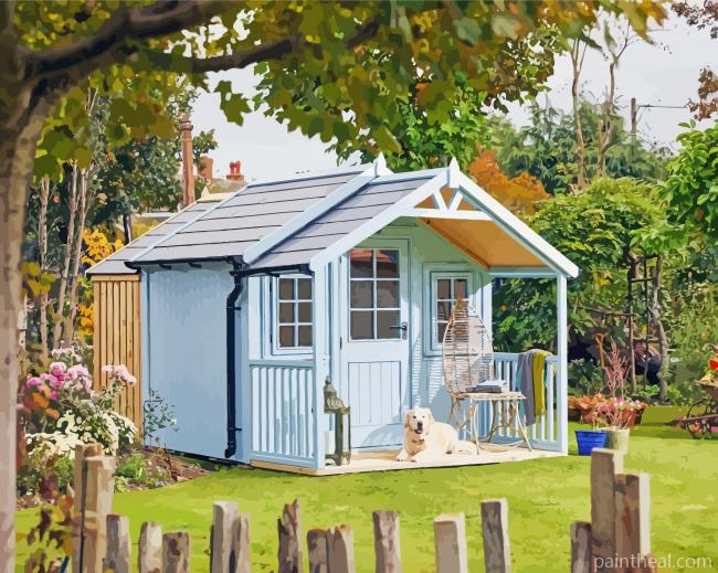 Potting shed Painting By Numbers Kits