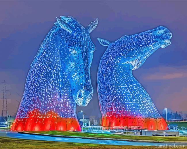 Blue Kelpies Painting By Numbers Kits