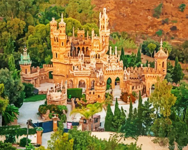 Benalmadena Colomares Monument Painting By Numbers Kits