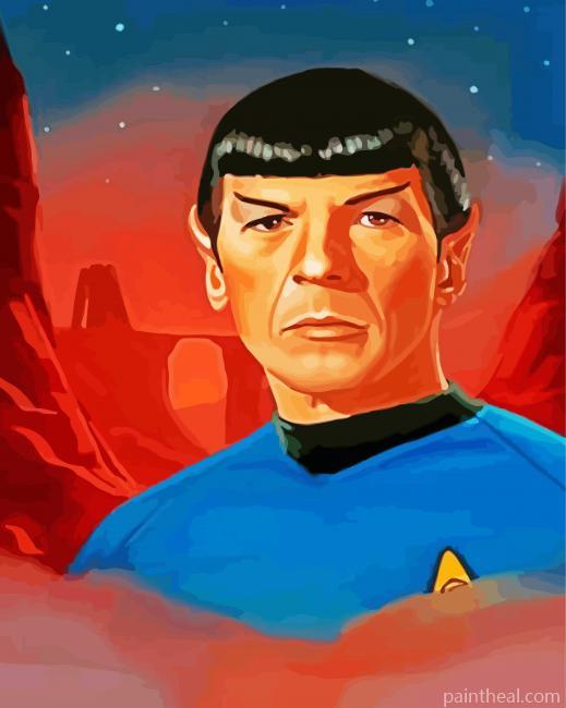 Star Trek Mr Vulcan Painting By Numbers Kits