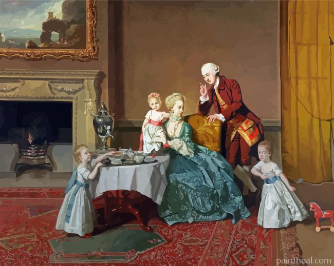 18 Century Family Painting By Numbers Kits