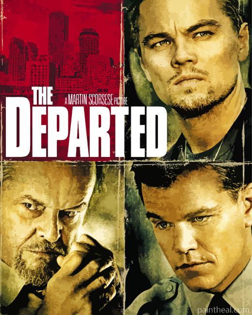 The Departed Poster Painting By Numbers Kits